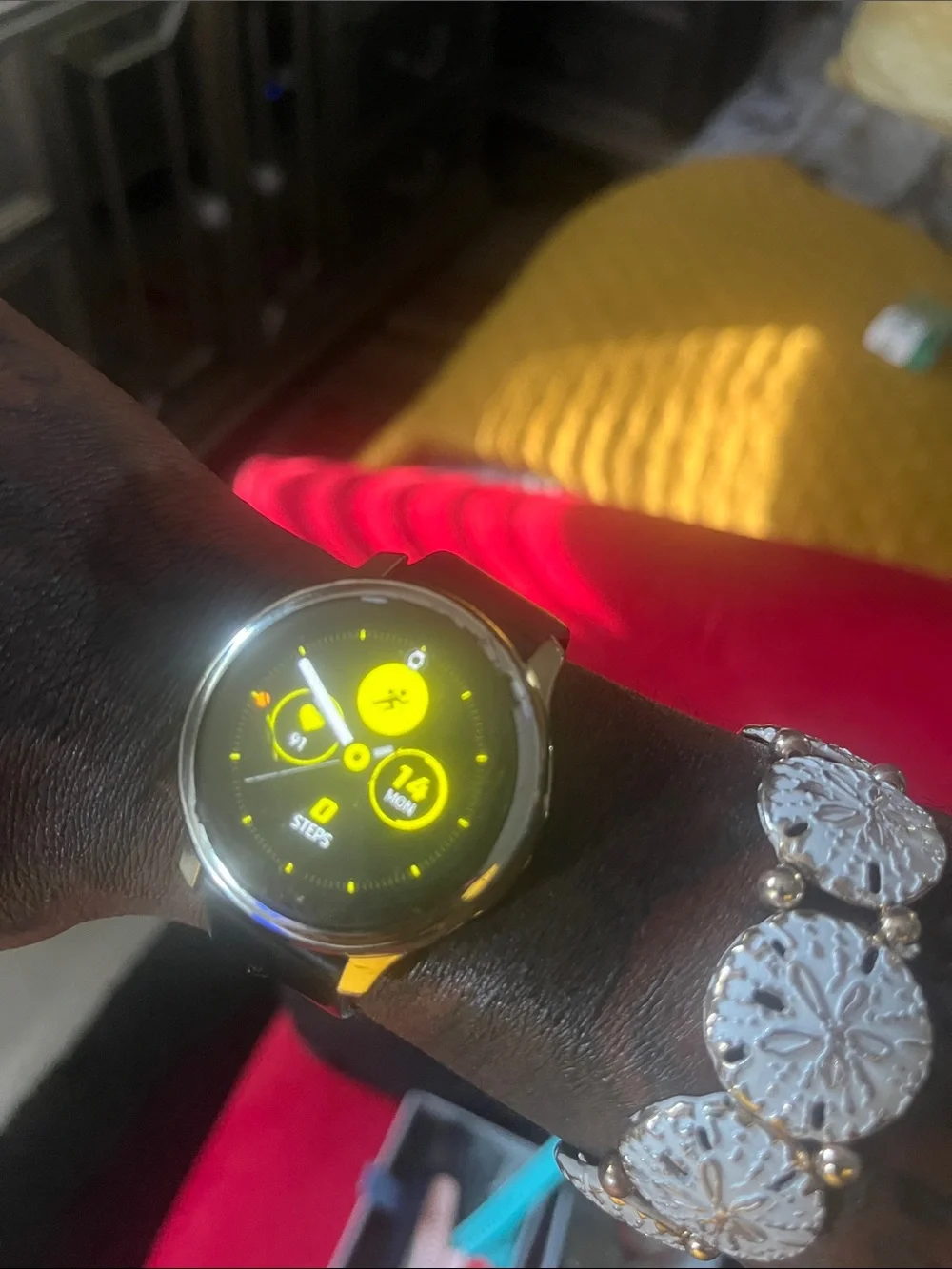 Samsung Galaxy Watch Active2 Black with Multicolor Interchangeable Bands